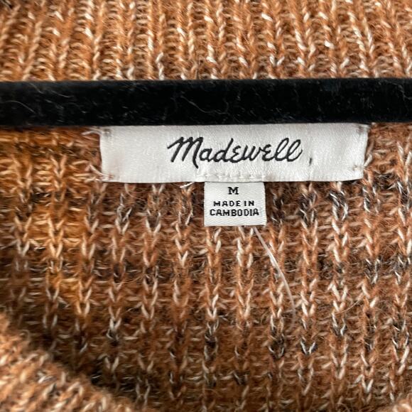 Madewell Space-Dyed Prentiss Pullover Sweater in Spacedye Autumn Sz M - Picture 3 of 9